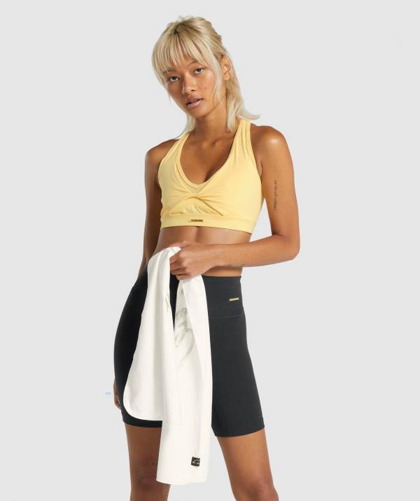 Panske Uteráky Gymshark Whitney Sweat Biele | JF8450971